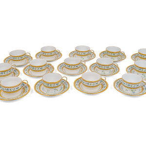 A Set of Fourteen Raynaud-Limoges