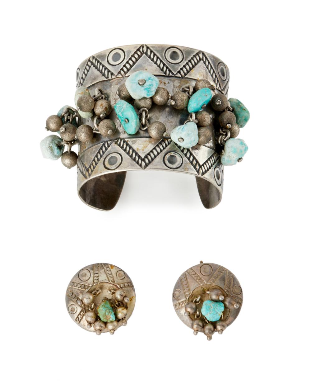 A SET OF FRANK PATANIA TURQUOISE