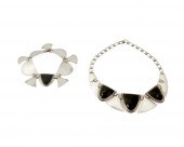A SET OF FRED DAVIS SILVER AND