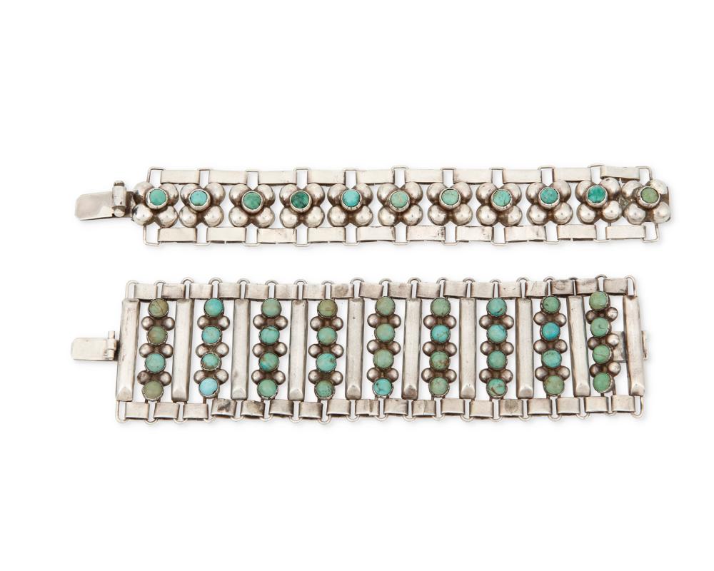 A SET OF FRED DAVIS "CAVIAR" SILVER