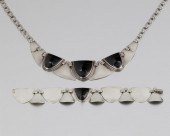 A SET OF FRED DAVIS SILVER AND