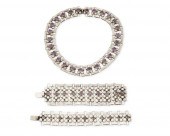 A SET OF FRED DAVIS SILVER AND