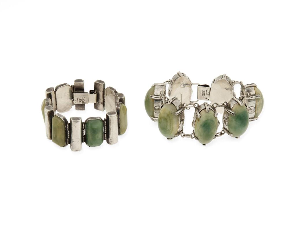 A SET OF FRED DAVIS SILVER AND