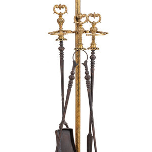 A Set of French Gilt Bronze