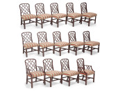 A SET OF GEORGE III-STYLE MAHO