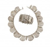 A SET OF HECTOR AGUILAR SILVER