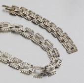 A SET OF HECTOR AGUILAR SILVER