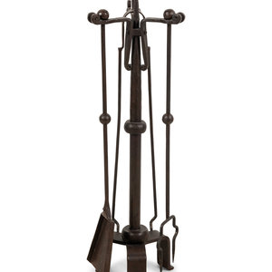 A Set of Iron Fireplace Tools