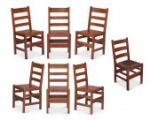 A SET OF L. & J.G. STICKLEY SI