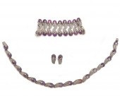 A SET OF LOS CASTILLO SILVER A