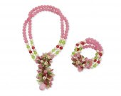 A SET OF LOUIS ROUSSELET JEWEL