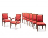 A SET OF LOUIS XVI-STYLE DININ