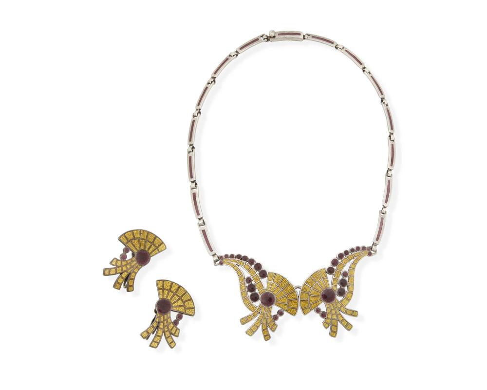 A SET OF MARGOT DE TAXCO SILVER AND