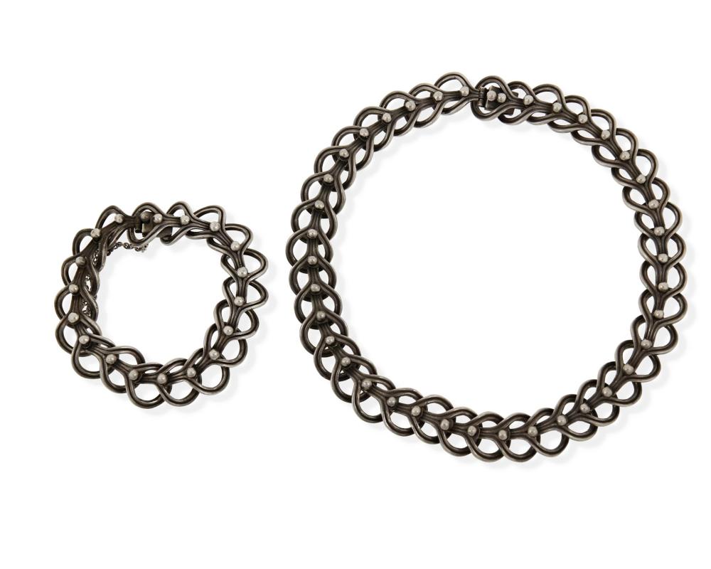 A SET OF MARGOT DE TAXCO SILVER