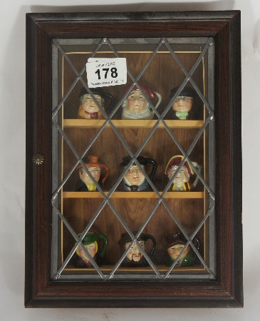 A Set of Nine Ornate Miniature
