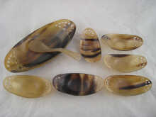 A set of one large and six