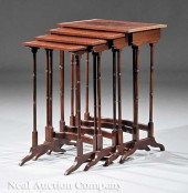 A Set of Regency Mahogany Quar