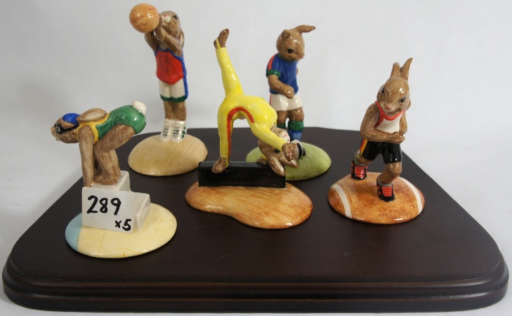 A Set Of Royal Doulton Bunnykins