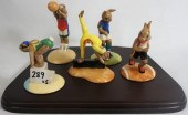 A Set Of Royal Doulton Bunnyki