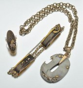 A Set of Silver Jewelry Mounte