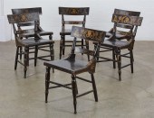 A SET OF SIX AMERICAN PAINTED