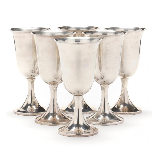 A SET OF SIX AMERICAN STERLING