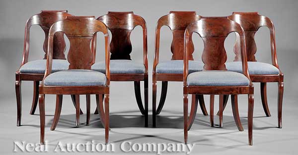 A Set of Six Antique American