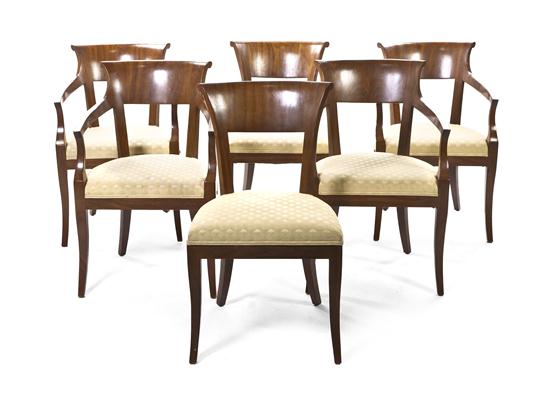 *A Set of Six Biedermeier Dining