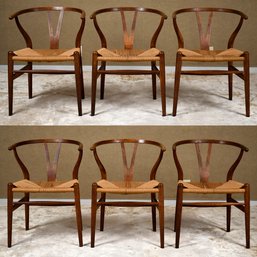 A set of six ca. 1950's Wishbone