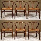 A set of six ca. 1950's Wishbo