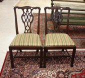 A SET OF SIX CHIPPENDALE STYLE