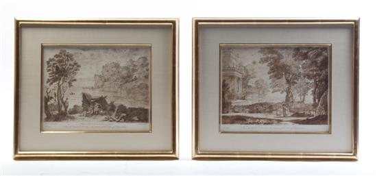 A Set of Six English Engravings