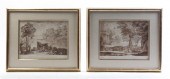 A Set of Six English Engraving