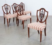 A SET OF SIX FEDERAL MAHOGANY