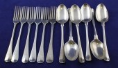 A set of six George III silver