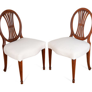 A Set of Six George III Carved