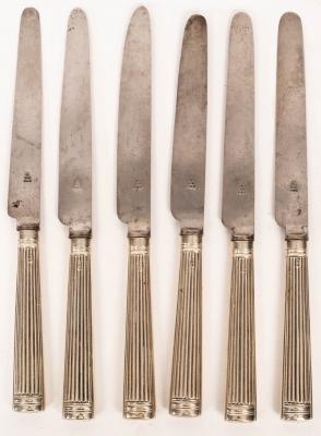A set of six George III silver