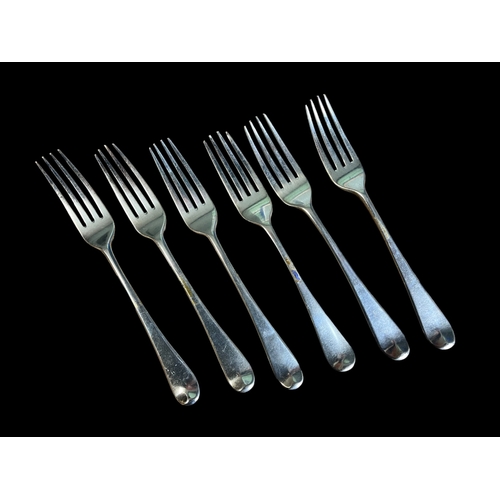 A set of six George III sterling