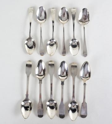 A set of six George III