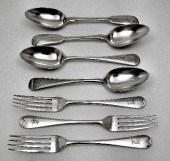 A set of six George V silver O