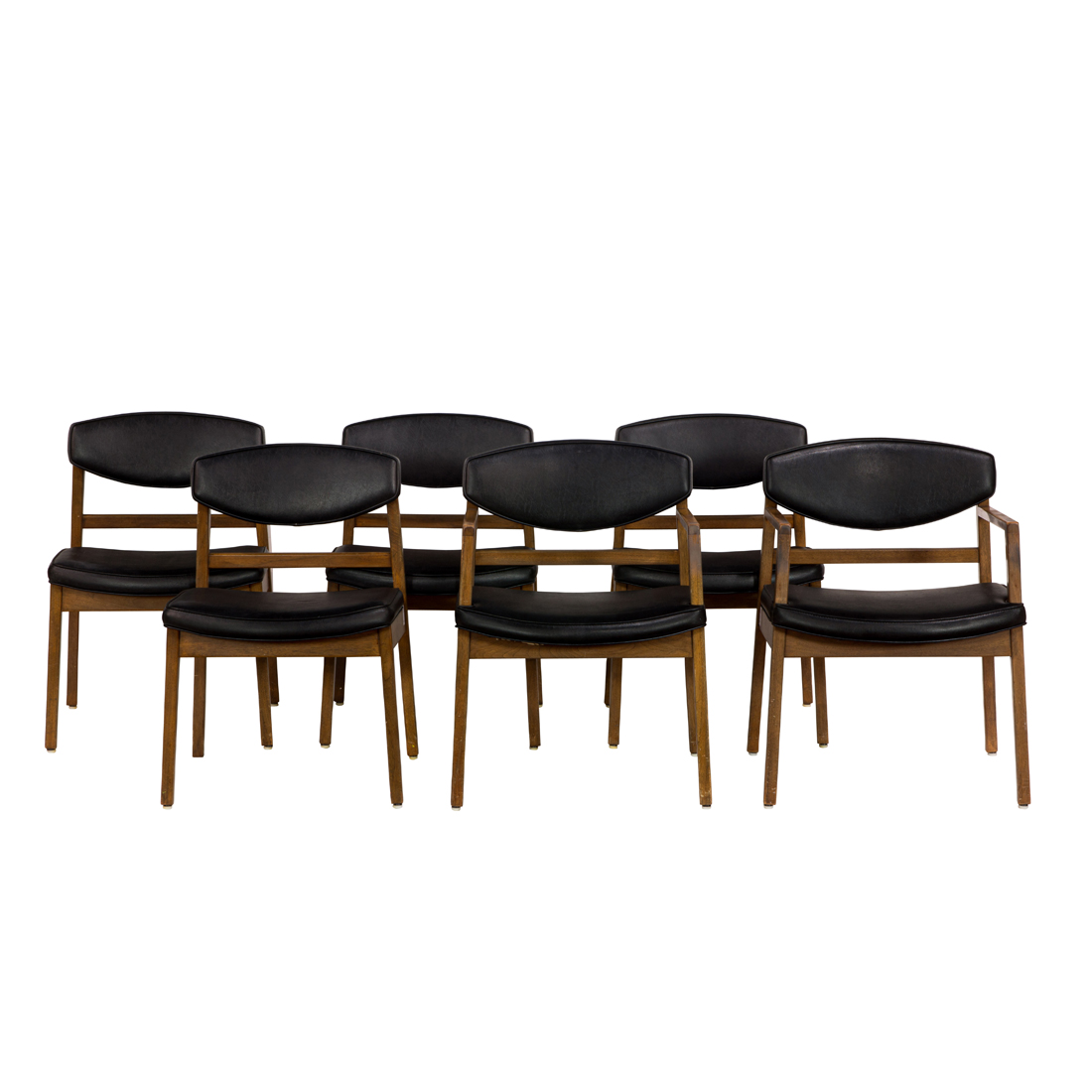 A SET OF SIX GEORGE NELSON FOR