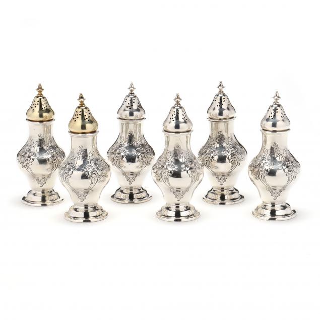 A SET OF SIX GORHAM