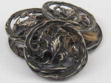 A set of six hallmarked silver