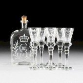 A SET OF SIX HOVMANTORP GLASBR