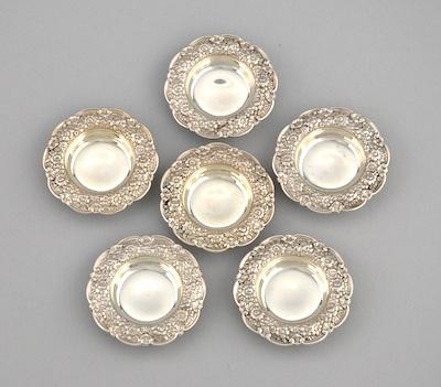 A Set of Six Individual Butter Pats