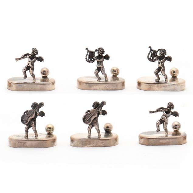 A SET OF SIX ITALIAN STERLING