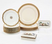 A SET OF SIX LENOX PORCELAIN D