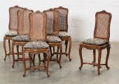 A SET OF SIX LOUIS XV STYLE CA