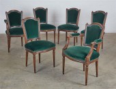 A SET OF SIX LOUIS XVI STYLE D