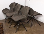 A SET OF SIX MODERN TILDA SWIV